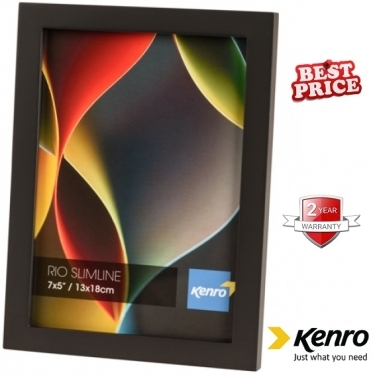 Kenro 7x5 Inch Rio Slimline Frame Black