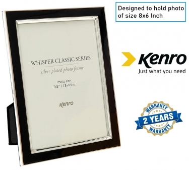 Kenro 8x6 Inch Whisper Classic Photo Frame - Black Inlay
