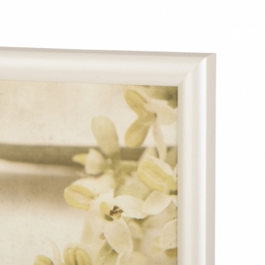 Kenro Fusion Modern Pearlised 6x4-Inch Photo Frames White