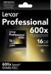 Lexar Pro Compact Flash 600X 16GB UDMA Card