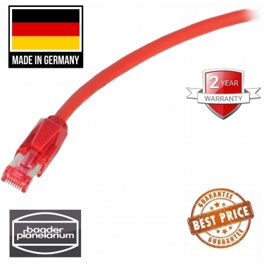 Network Cable Red With ColdTemp-Specified CAT-7 Wire 15m