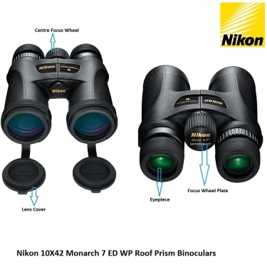 Nikon 10X42 Monarch 7 ED WP Roof Prism Binoculars