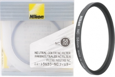 Nikon 58mm Neutral Clear Filter