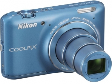 Nikon 16 MP Coolpix S6400 Digital Camera Blue