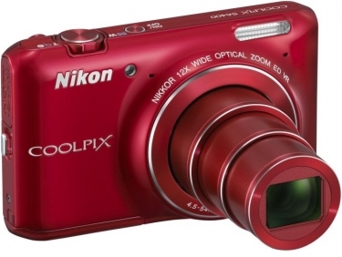 Nikon 16 MP Coolpix S6400 Digital Camera Red