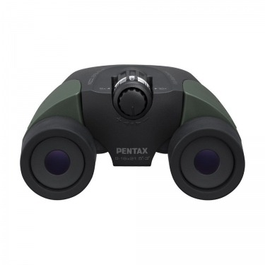 Pentax Up 8-16x21 Porro Prism Zoom Binoculars Green