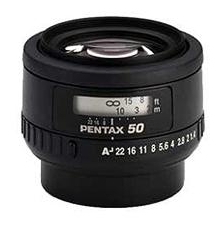 Pentax SMC PFA 50mm F1.4 Standard Lens