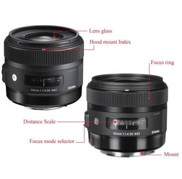 Sigma 30mm F1.4 DC HSM Lens For Canon