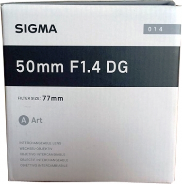 Sigma 50mm F1.4 DG HSM Art Lens For Sigma SA Mount Cameras