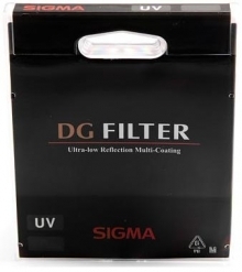 Sigma 62mm EX DG Digitally Optimised UV Wide Angle MC Filter
