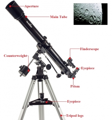 Skywatcher Capricorn-70 EQ1 Equatorial Refractor 70mm Telescope