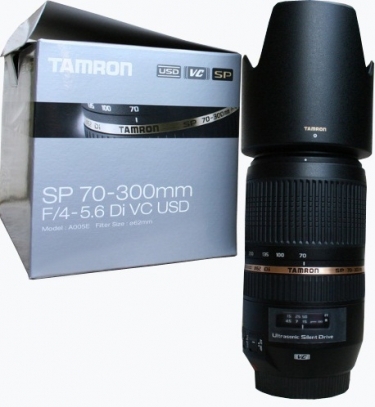 Tamron 70-300mm f4-5.6 Canon Fit  SP Di VC USD Lens