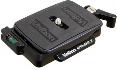 Velbon QRA-635L II Quick Release Adapter With Plate