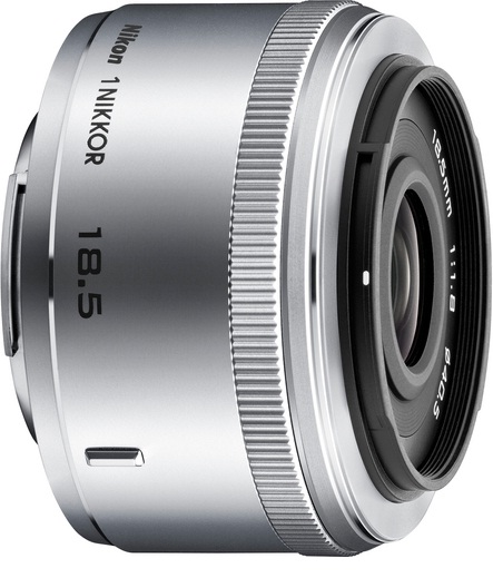 Nikon 1 Nikkor 18.5mm f/1.8 Lens For CX Format Silver | Microglobe