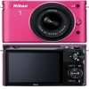Nikon 1 Mirrorless J2 Digital Camera With 10-30mm VR Zoom Lens Pink