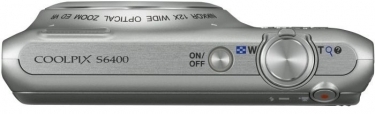 Nikon 16 MP Coolpix S6400 Digital Camera Silver