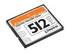 Kingston 512MB Compact Flash (CF) Card