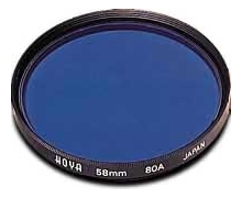 Hoya 62mm Standard 80A Blue Filter