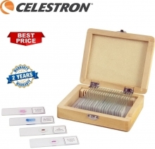 Celestron Prepared Microscope Slides 25 Piece Set