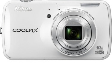 Nikon 16 Megapixel COOLPIX S800c Digital Camera White