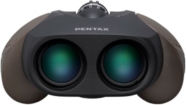 Pentax Up 8-16x21 Porro Prism Zoom Binoculars Brown
