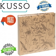 Kusso 6x4 Inches Wildflower Natural Memo Album 200