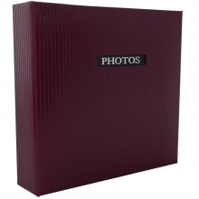 Dorr Elegance Red Traditional Photo Album - 50 Sides