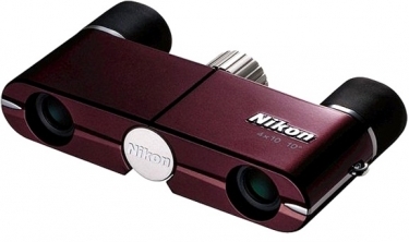 Nikon DCF 4x10 Binoculars - Burgundy