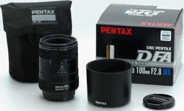 Pentax SMCP D-FA 100mm F/2.8 WR Macro Auto Focus Lens