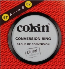 Cokin 67-62mm Step-Down ring lens to filter