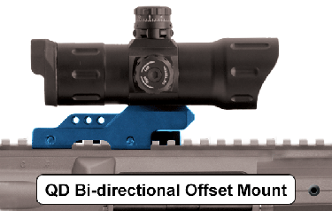 Leapers UTG 6 Inch ITA CQB Red / Green Dot Sight With Offset QD Mount