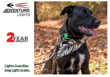 Adventure Lights Guardian Dog Light Green