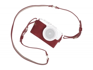 Olympus Camera Outfit Body Jacket & Strap Burgundy Temptations