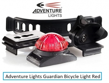 Adventure Lights Guardian Bicycle Light Red