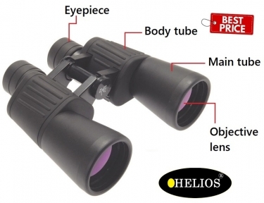 Helios Naturesport Focus Free 7x50 Porro Prism Binoculars