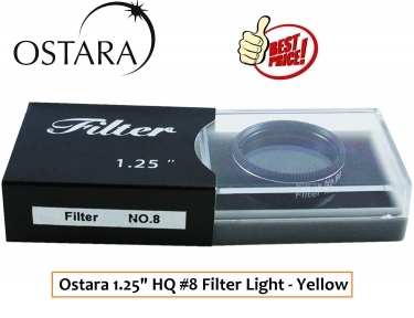 Ostara 1.25" HQ #8 Filter Light - Yellow