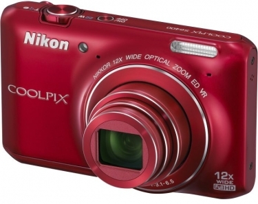 Nikon 16 MP Coolpix S6400 Digital Camera Red