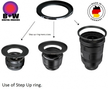 B+W 49-62mm Step Up Ring