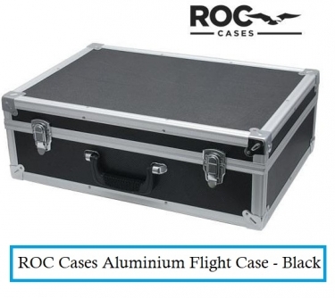 ROC Cases Aluminium Flight Case - Black