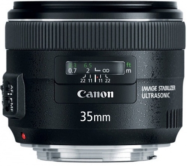 Canon EF 35mm F2.0 IS USM Wide Angle Standard Prime Lens