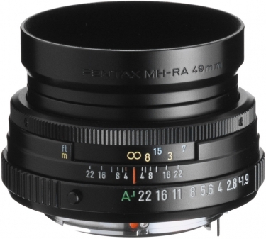 Pentax 43mm F1.9 SMC FA Limited Black Lens