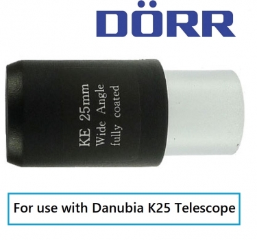 Dorr Danubia K25 Kellner 25mm 1 Inch Astro Telescope Eyepiece
