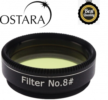 Ostara 1.25" HQ #8 Filter Light - Yellow