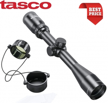 Tasco 4-12x40 World Class Riflescope (30/30 Reticle, Black)