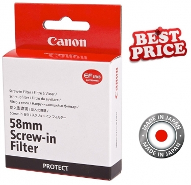 Canon 58mm Regular Filter Protect for all G Series