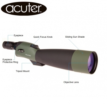 Acuter ST22-67x100B Water Proof Straight Spotting Scope