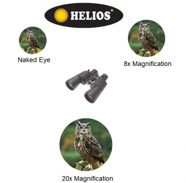 Helios Naturesport 8-20x50 Porro Prism Binoculars