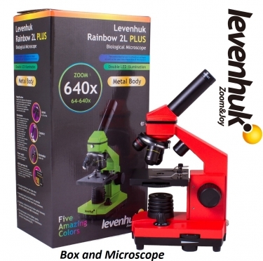 Levenhuk 2L PLUS Orange Microscope