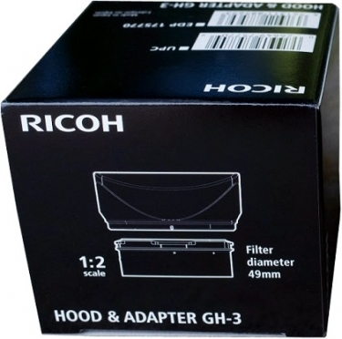 Ricoh GH-3 Hood and Adapter For Ricoh GR Digital Camera