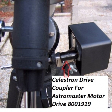 Celestron Drive Coupler For Astromaster Motor Drive